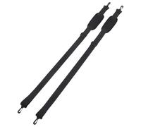 DIYEAH 2 correas de hombro de 63 pulgadas, correa de hombro ajustable universal de repuesto para portátil con ganchos para maletín, bolso bandolera para portátil, color negro