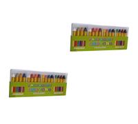DIYEAH 2 Juegos 16 Pintura facial crayón trajes de niños suministros de maquillaje de halloween lápices de color crayón de pintura facial pinturas faciales en caja lápiz de color suite