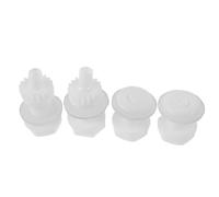 DIYEAH 2 Juegos Boquillas Rociadoras Inteligentes para Inodoro Blanco, Accesorio de Plástico Sistema de Descarga Dual y Compatible Varios Modelos de Inodoros