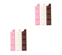 DIYEAH 2 juegos de bolígrafos de chocolate divertidos bolígrafos estéticos suministros estacionarios bolígrafos geniales bolígrafos estéticos para alimentos bolígrafos geniales para mujeres de