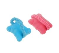 DIYEAH 2 Piezas Almohadilla ReposamuñEcas Para RatóN, MuñEquera ErgonóMica Multiusos Con Forma De Lazo, Suave Y PortáTil Para Oficina Y Uso En Casa, Color Aleatorio