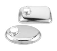 DIYEAH 2 Piezas Bandeja Redonda de Aluminio para Procesamiento Estable de Carne para Picadora de Carne Asas Accesorio Versátil en Cocina y Hogar