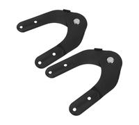 DIYEAH 2 Piezas Bisagras Reforzadas para Escalera de Ático Plegable, Acero Inoxidable Negro, Instalación Rápida y Alta Resistencia para Renovación del Hogar