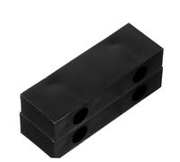 DIYEAH 2 Piezas Bloque Limitador Ventana Plástico Resistente al Desgaste Cerradura Seguridad para Puertas y Ventanas Correderas Instalación Sencilla y Uso Multifuncional Color Negro