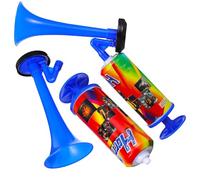 DIYEAH 2 piezas Bocina de Aire Portátil Azul con Mango para Fiestas Eventos Deportivos Graduaciones y Actividades Náuticas Ligera y Duradera para Animar Celebraciones