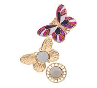 DIYEAH 2 Piezas Butterfly Magnetic Needle Holder For Sewing And Embroidery Needle Minder Organizer For Cross Stitch And Quilting Crafts