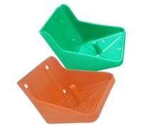 DIYEAH 2 Piezas Caja de Alimentación para Ovejas y Ganado Soporte de Plástico, Diseño Creativo, Fácil de Desmontar y Múltiples Posiciones Fijas para Uso en Interiores y Exteriores
