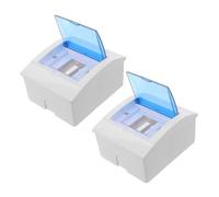 DIYEAH 2 Piezas Caja de distribución resistente a la seguridad exterior Sello cajas de distribución de energía cajas eléctricas resistentes a la el plastico