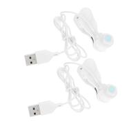 DIYEAH 2 Piezas Clicker de Pantalla para Smartphone USB Automático Simulación Precisa de Clic con Dedo para Transmisiones Blanco