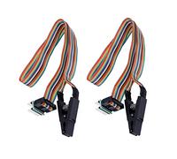 DIYEAH 2 Piezas Clip de Prueba Adaptador Inline para Programación Bios sin Desmontaje Compatible con Circuitos Línea Alta Resistencia Consumo de Energía
