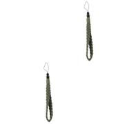 DIYEAH 2 Piezas Correa para Móvil de Cuerda de Algodón Rústica Charm Colgante Único para Teléfono Decoración Portátil y Práctica Regalo para Amigos y