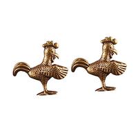 DIYEAH 2 piezas de Pollo de Adorno Retro Mini Decoración de Escritorio Accesorio Creativo y Duradero para y Decoración