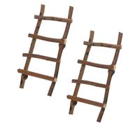 DIYEAH 2 Piezas Escaleras de Natural para Micro Paisaje de Accesorios para Jardín Miniatura Decoración Artesanal para Casas de Muñecas y Escenas Miniatura