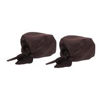 DIYEAH 2 Piezas Gorro Cocinero Estilo Japonés Ajustable de Poliéster Color Café para Cocina y Restaurante Que Mantiene al Personal Cómodo y Seco