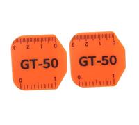 DIYEAH 2 Piezas Herramientas De Asistencia De Costura Calibre Poligonal Medidor De Acolchado Magnético Máquinas De Coser Herramientas Guía De Acolchado Para Máquina De Coser Naranja Imán