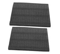 DIYEAH 2 Piezas Insertos de Espuma para Caja de Herramientas Acolchado Protector Flexible con Diseño de Rejilla Recortables para Organizar y Proteger Herramientas Maletines y Embalajes