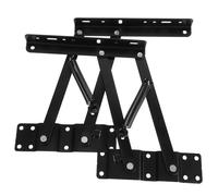 DIYEAH 2 Piezas Mecanismo de Elevación de Mesa de Café, Bisagra para Muebles Elevación Hidráulica, Acero Laminado en Frío, Negro, Resorte Plegable, Altura Ajustable, para Mesa de Café
