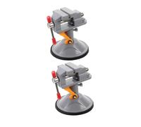 DIYEAH 2 Piezas Mini Vise de Succión con Base Estable para Carpintería Joyería y Proyectos