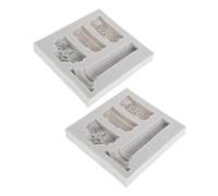 DIYEAH 2 piezas Molde de Silicona para Fondant Decoración de Pasteles con Diseño de Columna Romana para Bodas y Cumpleaños para Manualidades y Repostería