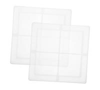 DIYEAH 2 Piezas Moldes de Silicona para Ceniceros Diy Molde Cuadrado Resistente al Calor para Manualidades para Decoración Moderna Casa y Oficina