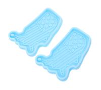 DIYEAH 2 Piezas Moldes de Silicona para Llaveros Mapa de Uu Molde para Resina y Epoxi Fácil Desmoldeo Reutilizable para Manualidades Diy y Patrióticos del Día Independencia