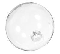 DIYEAH 2 piezas Pantalla de Vidrio Transparente para Lámparas de Esferas para Decoración de Techo y Pared Elegante para Iluminación Salas Dormitorios y Comedores Reemplazo y