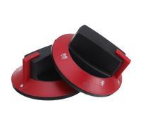 DIYEAH 2 Piezas Perilla de Repuesto Roja para Estufa de Gas Orificio de Eje Plano de 8 Mm, Resistente al Calor Instalación Sencilla para Control de Quemador