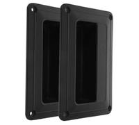 DIYEAH 2 Piezas Plastic Side Handle Recessed Speaker Handle Durable Wear Resistant Audio Cabinet Replacement For Stage Equipment