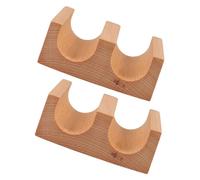 DIYEAH 2 piezas Soporte de Madera para Sushi Taco de Forma Bandeja Japonesa para Servir y Presentar Comida para Restaurantes y Hogar