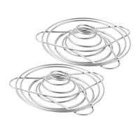 DIYEAH 2 piezas Soporte Filtro Café de Inoxidable Embudo Portátil para Estación de Café Accesorio Duradero para Filtrado Doméstico
