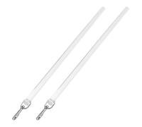 DIYEAH 2 Piezas Varillas para Cortinas Acrílicas 12 Pulgadas Ligeras Diseño Sencillo Gancho Práctico para Persianas Verticales Fácil Instalación para Uso En Hogar