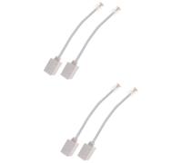 DIYEAH 2 Series Adaptador De De Conector De Teléfono Compatible con Equipos De Teléfono Analógico Y Fax Estable 2 Piezas*2