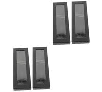 DIYEAH 2 Series Estuche De Bolígrafo Negro Almacenamiento Debajo del Fregadero Debajo del Fregadero Organizador Fuente Juguete Ganchos De Copa Cajas De Cupcakes Satín Black 2 Piezas*2