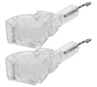 DIYEAH 2 Unidades de Varillas Inclinadoras de Plástico para Persianas Mecanismo de Control Accesorios de Instalación para Cortinas Repuestos para Regulación de Luz Ventanas