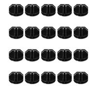 DIYEAH 20 Conectores Enlazables para Cubos de Almacenamiento Modular, ABS Plástico, Diseño de Ranura Cruzada, Seguro y Reconfigurable para Armarios y Jaulas