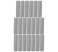 DIYEAH 20 espigas M6x25: Varillas de soporte para estantes de acero inoxidable - Piezas de fijación para marcos metálicos - Pasador de acoplamiento para muebles para sujeción de herrajes