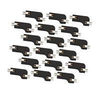 DIYEAH 20 Piezas de Zócalos Intercambiables en Caliente para Teclado Mecánico, Accesorios de Computadora en Abs Negro Dos Pinzas Profesionales
