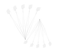 DIYEAH 20 Unidades Enhebradores de Agujas Largos de Acero Herramienta de Hilo para Bordado y Costura Manual Accesorios para Punch Needle y Punto Cruz con Varillas para Principiantes y