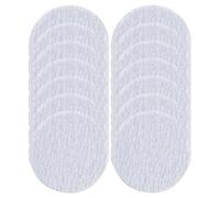 DIYEAH 20 Unidades Sacapuntas de Maquillaje para Cejas y Delineador, Lijado | Papel de Lija Seco, Uso Múltiple para Crayón y Afilado, Plata, para Estudiantes y Manualidades