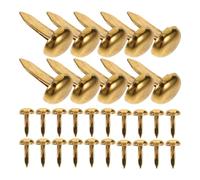 DIYEAH 200 Mini Sujetadores de Papel Dorados de 4,5 X 8 Mm para Manualidades Scrapbooking, Clips Decorativos Metálicos Pequeños para Bricolaje, 200 Piezas para Proyectos Creativos