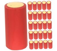 DIYEAH 200 Piezas Cápsulas Termorretráctiles para Botellas de Vino Selladores de PVC Rojo Unidades Accesorios Prácticos para Conservar Vino Casa