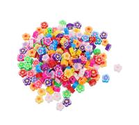 DIYEAH 200 Piezas Mini Blossom Polymer Clay Beads Handmade Floral Spacer Charms For DIY Jewelry Making Lightweight Pendants For Bracelets Necklaces Earrings Craft Accessories