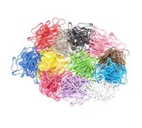 DIYEAH 200piezas Imperdibles De Seguridad Coloridos Forma Calabaza Metálicos Resistentes Para Ropa Manualidades y Uso Hogar