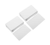 DIYEAH 200piezas Tarjetas De Presentación Metálicas Para Sublimación Tarjetas De Visita De Aleación De Grueso Para Oficina Impresión y Grabado