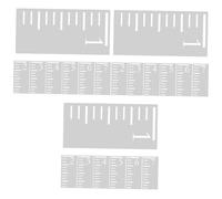 DIYEAH 21 Piezas Plantilla De Escala De Regla Regla De Plantilla De Crecimiento De Tabla De Crecimiento Para Niños Pequeños Tabla De Plástico a a De o Para