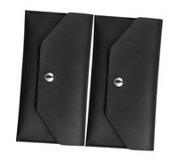 DIYEAH 2piezas Cartera de Cuero Dinero Billetera Tipo sobre Económico Delgado Monedero para Mujer Billetera Tipo sobre Reutilizable para Llevar el Bolso Bolsillo