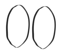 DIYEAH 2piezas Cinturón de Reproductor de Vinilo Correa de Transmisión para Tocadiscos Correa de Goma para Reemplazo Accesorios de Reparación para Tocadiscos Casa