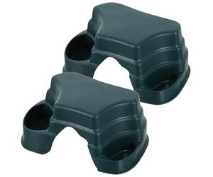 DIYEAH 2piezas Cueva Oculta para Tortugas Plataforma Oculta para Reptiles Cueva De Escape para Reptiles Comedero para Tortugas Cuenco De Alimentación para Cuencos De Comida y Agua para Te