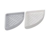 DIYEAH 2Piezas Estantería Esquinera Taladrar Soporte Triangular para Almacenamiento De Organizador De Ducha para Cocina