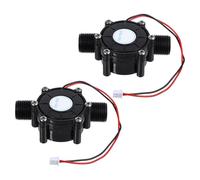 DIYEAH 2piezas Generador Mini Hidroeléctrico Pequeño y Portátil para Experimentos Educativos y Proyectos de Energía Hídrica Casa Motor Dc para Uso Exteriores y Aulas